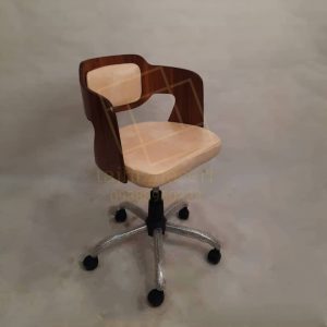 صندلی تابوره طرح چوب